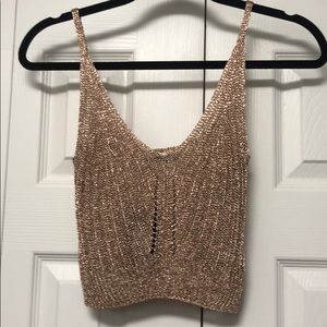 Brand new! Rose gold top